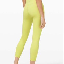 Lululemon Size 2 Lemon Vibe Wunder Under HR Leggings