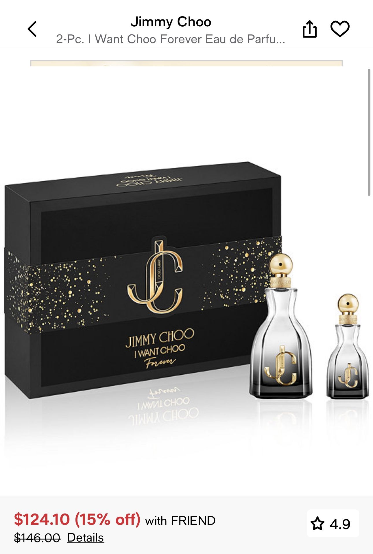 Jimmy Choo Perfume Set Brand New Firm