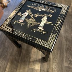 Asian Side Table 