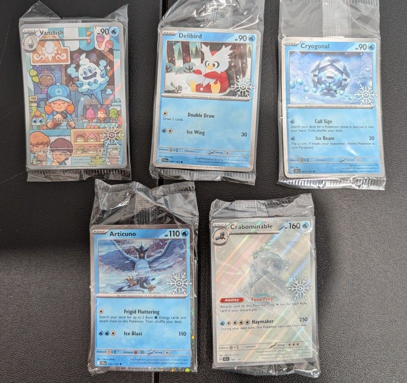 5 Pokemon Holiday Calendar 2025 Promo Cards