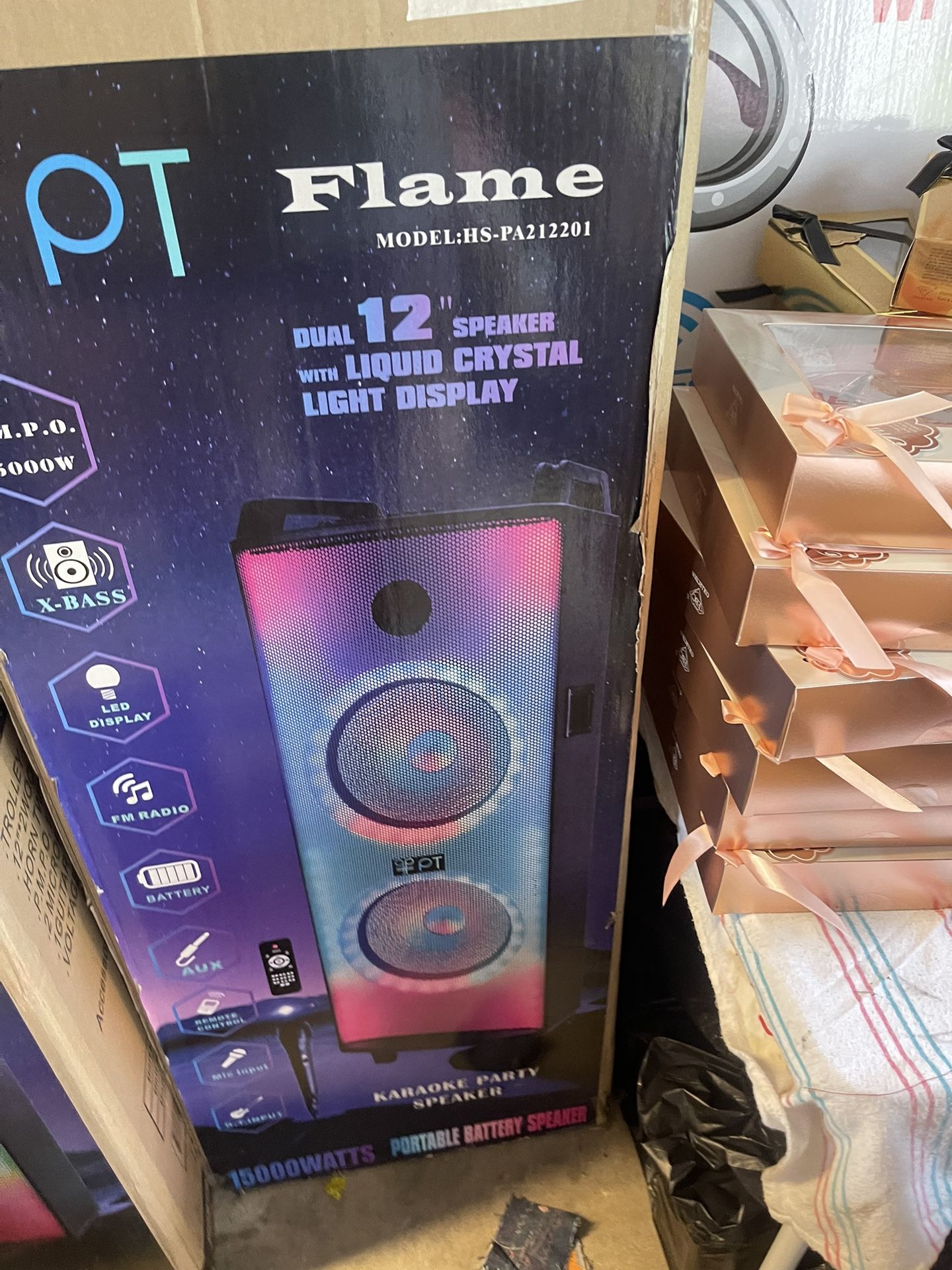 ❤️❤️Doble Bocina Bluthoo ❤️12x2 ❤️con Micrófono 🎤 Luces Led