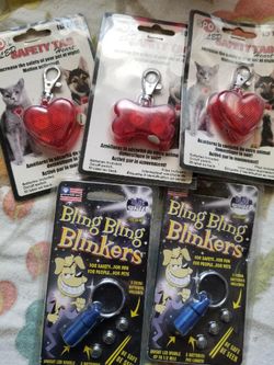 Dog light blinkers/safety tags