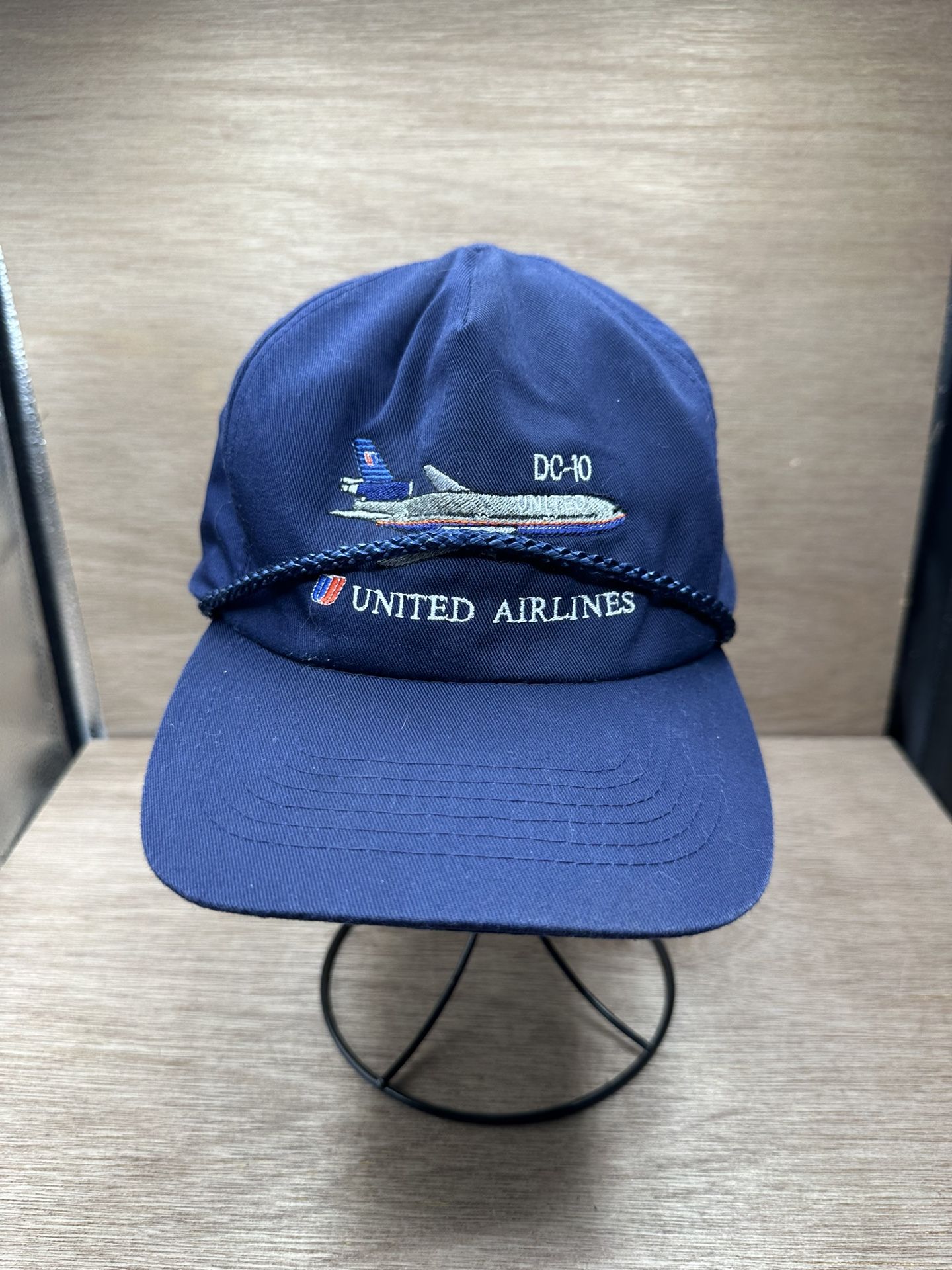 DC-10 United Airlines Snapback Vintage Cap Hat