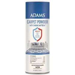 Adams Carpet Powder Flea Treatment with Linalool and Nylar, Powder Formula