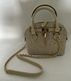 ALDO Women’s Barland Satchel Purse Champagne BRAND NEW 