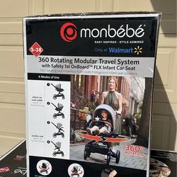 New! Monbebe Car Seat & Stroller Travel System