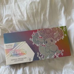 pokemon prismatic evolutions super premium collection spc  sealed