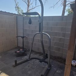 Heavy Bag And Speed Bag Stand
