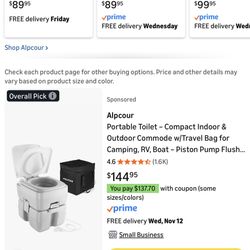 Portable Camping Toilet