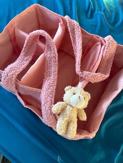 Pink Diaper Caddy