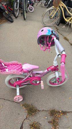 12”Disney Princess Kids Bike with Training Wheels