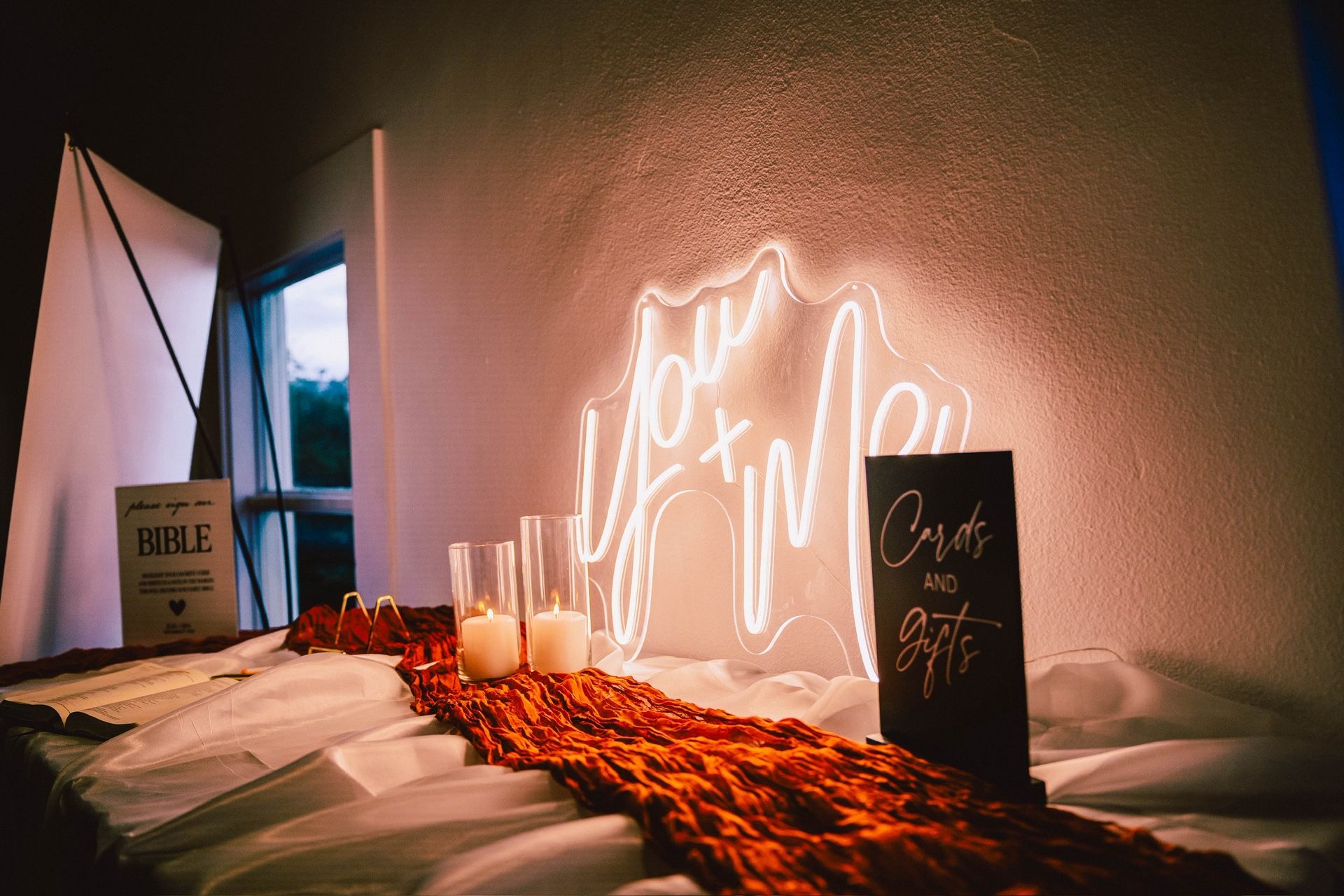 You & Me Wedding Led Sign 