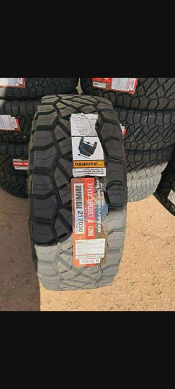 LT 37 1250 20 Nitto Ridge Grappler LRE Tires New