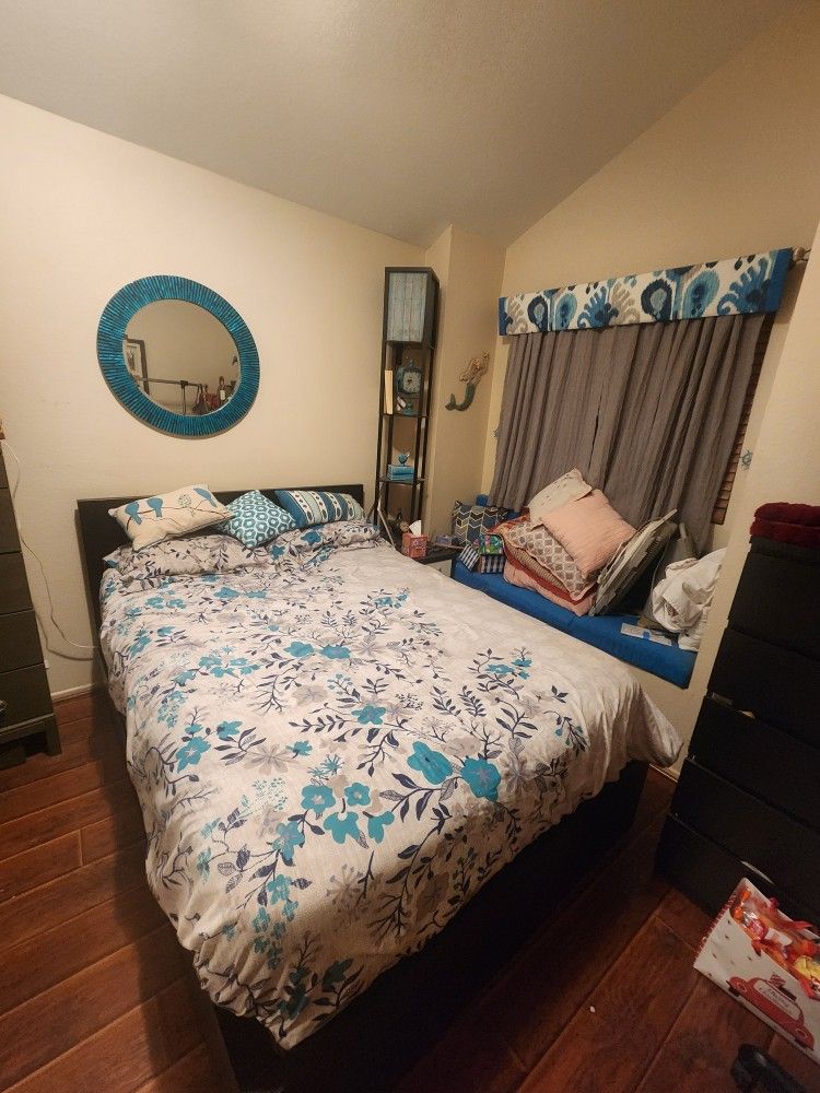 IKEA Full Storage Bed Frame with 4 Drawers – Used, Good Condition