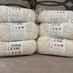 Lot of 6 ~ Lion Brand Yarns Wool-Ease, Fisherman 