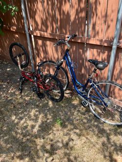 Two Used Bicycles – Adult and Kids