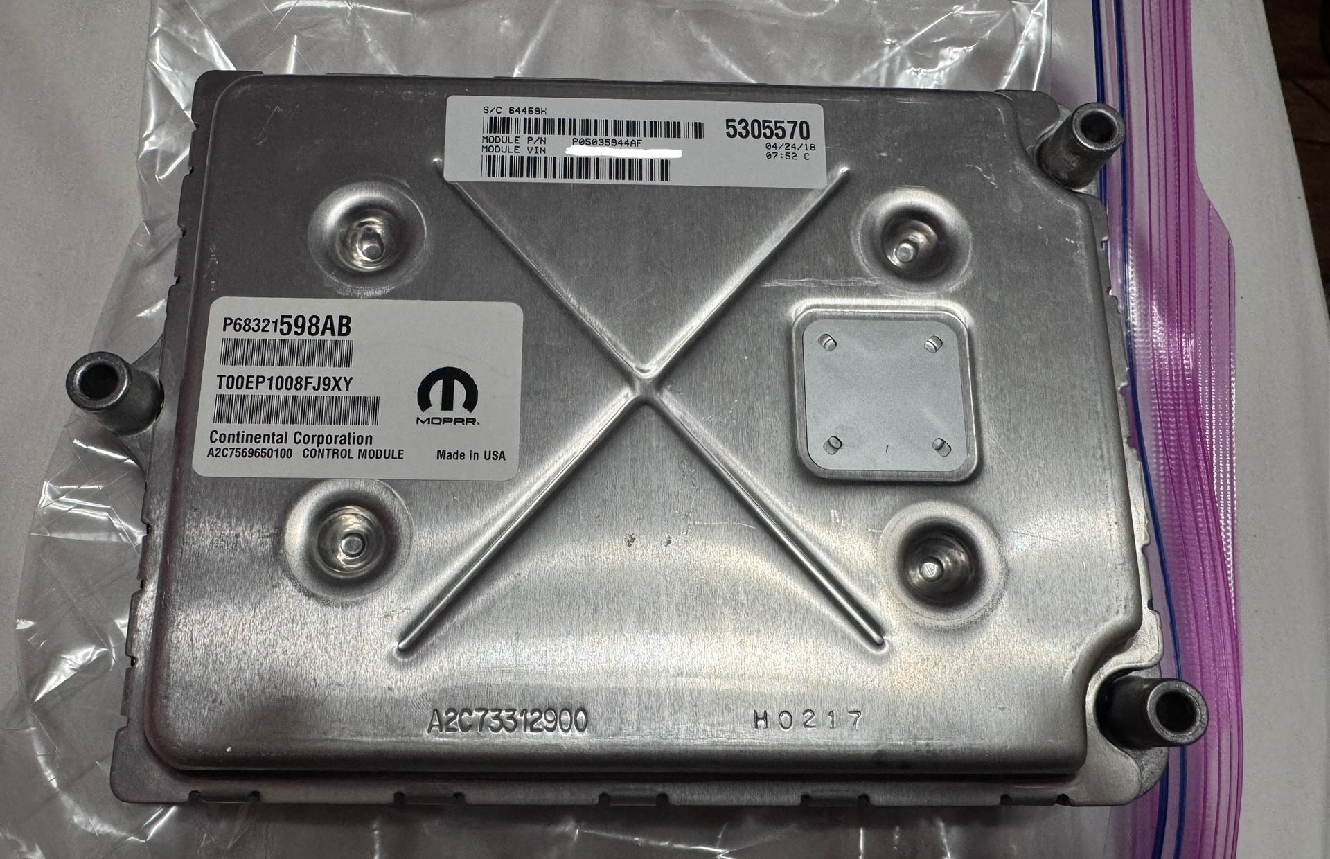 2018 Dodge Charger Challenger 6.2L Hellcat OEM Engine Control Module