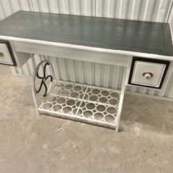 Upcycled Solid Wood Vanity 