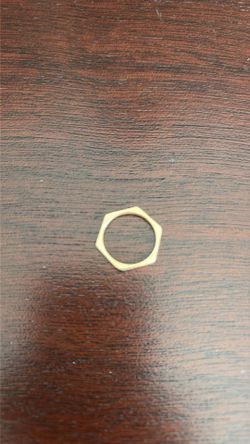 Dainty, gold stacking ring