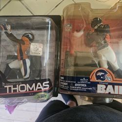 Denver Broncos Figures. 