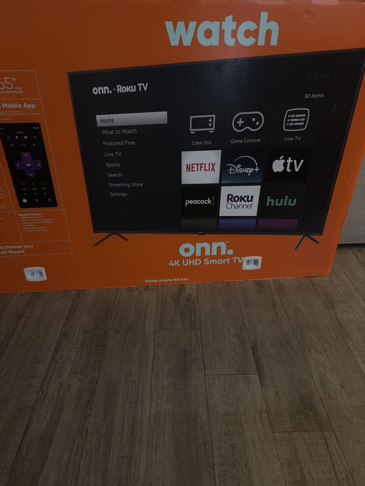 Onn 65” Clase 4k UHD (2160P)