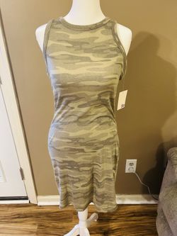 SO camouflage tank bodycon dress NWT