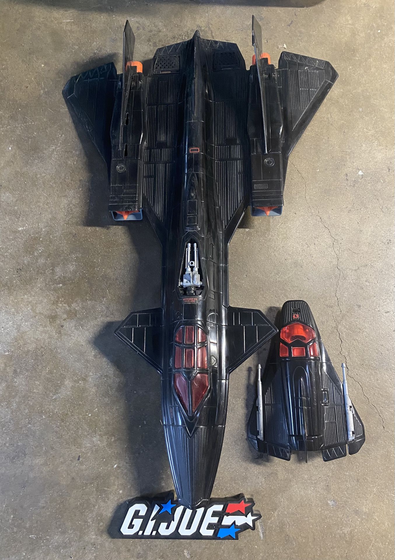 GI JOE COBRA NIGHT RAVEN ALMOST COMPLETE VINTAGE 80s 1986