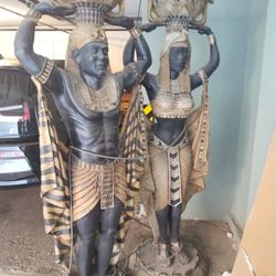 Egyptian Statue Set