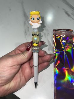 Cinderella Wedding Beaded Pen