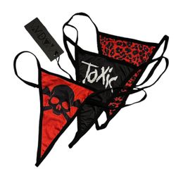 Dolls kill Toxic thong panty set