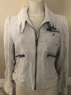 Duece Jeans Beige Corduroy Jacket Medium