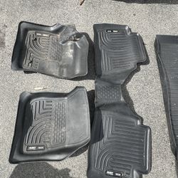 All Black Husky Car Floor Mats