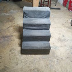 Zinus Pet Stairs - 4 Step X-Large Foam 24" Charcoal