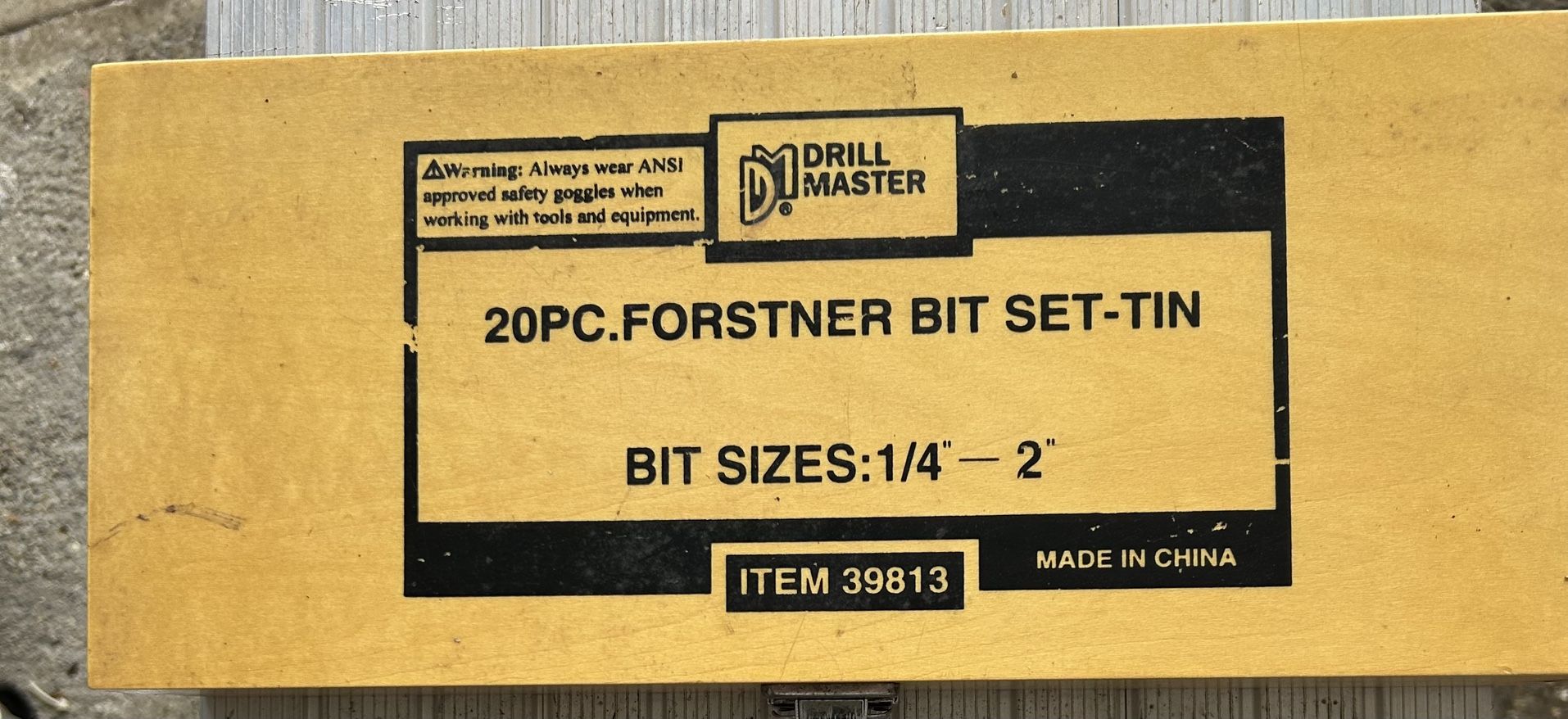 20 Pc Forster Bit Set