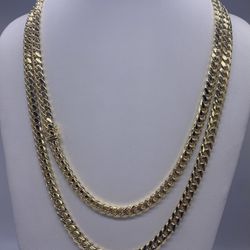 14K 8mm 24in & 26in Miami Cuban Chain . Brand New