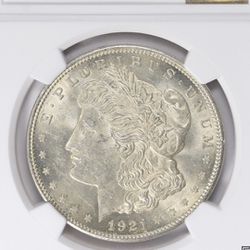 1921 Morgan Silver Dollar 