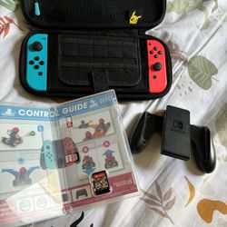 Nintendo Switch Oled+Mario Kart Deluxe 8+Case(READ DESCRIPTION)