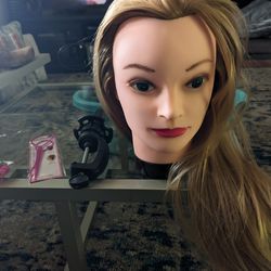 Stancia Mannequin Head Training Doll Head w/ Clamp Mount