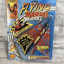 Vintage Marvel Flying Toy Wolverine