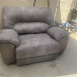 Over Size Gray recliner
