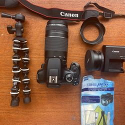 CANON REBEL T6 BUNDLE W/ 75-300mm LENS
