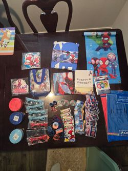 Spidey and his amazing friends bday decor