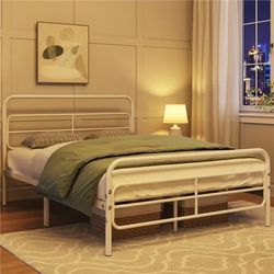 Brand New Yaheetech Queen Bed Frame – Still in Box!