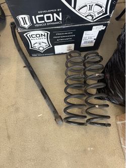 OEM coils off 2015 F250 and stock track bar