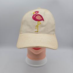 Something Special Rhinestone Flamingo Adjustable Hat. 10