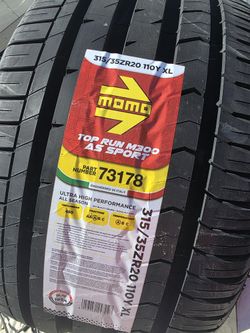 315 35 R20  $150 Each     Tires New 