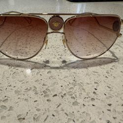 Versace VE 2225 - Pink Aviator Sunglasses