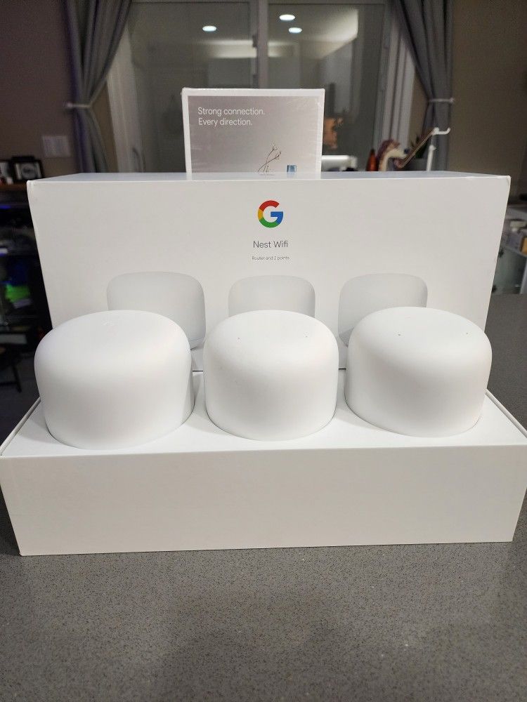 Nest Wifi Router and 2 Points (3-Pack)