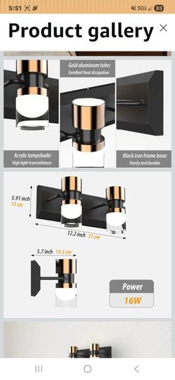 LED VANITY  BATHROOM  LIGHT