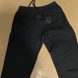 Black Essentials Sweatpants